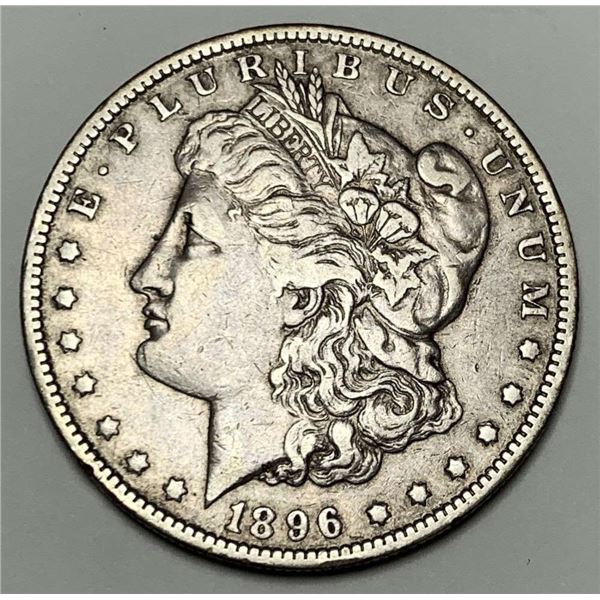 1896-O Morgan Silver Dollar XF