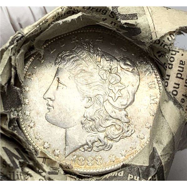 Roll (20) From Unearthed Hoard 1888-O Morgan Silver Dollar