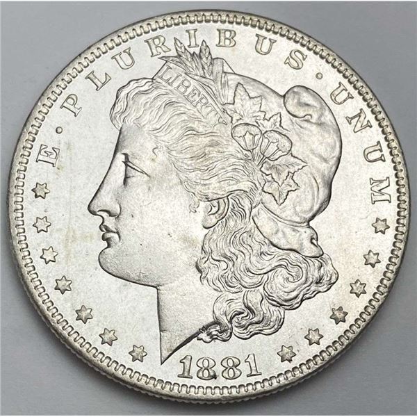 1881-O Morgan Silver Dollar MS65