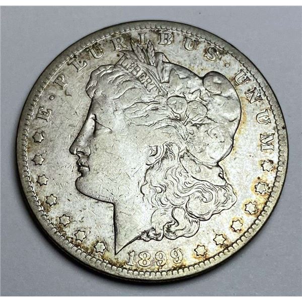 1899-S Morgan Silver Dollar VF