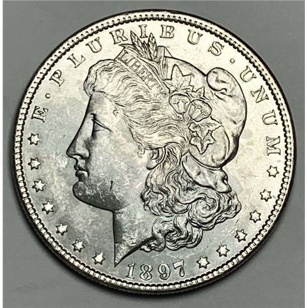 1897 Morgan Silver Dollar MS63