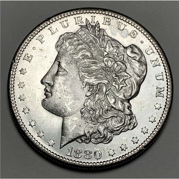 1880-S Morgan Silver Dollar MS64