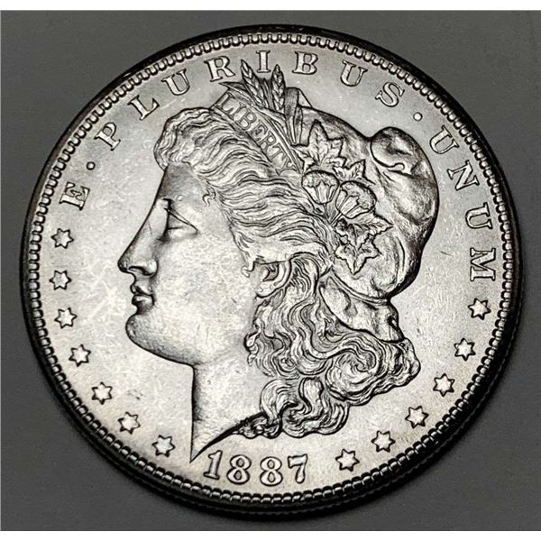 1887-S Morgan Silver Dollar MS64