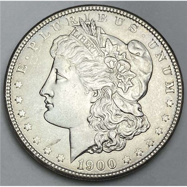 1900 Morgan Silver Dollar AU
