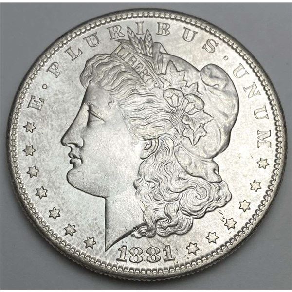 1881-S Morgan Silver Dollar MS64