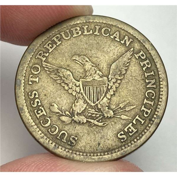 1860 Abraham Lincoln Campaign Medal Dewitt-AL 1859-60