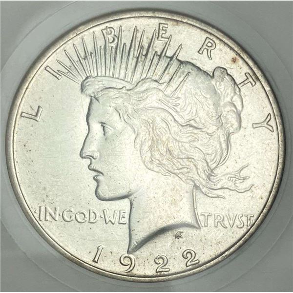 1922-D Peace Silver Dollar MS66