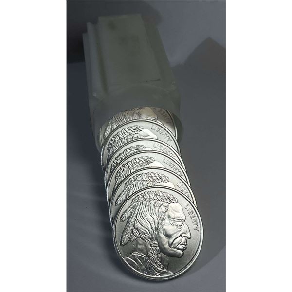 Last Minute! Roll (20-coins) Buffalo 1 ozt .999 Silver