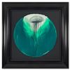 Image 1 : Wyland "Green Jellyfish Float" Original Watercolor on Paper