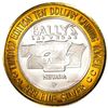 Image 2 : .999 Silver Bally's Las Vegas, Nevada $10 Casino Limited Edition Gaming Token