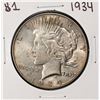 Image 1 : 1934 $1 Peace Silver Dollar Coin