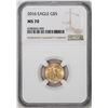 Image 1 : 2016 $5 American Gold Eagle Coin NGC MS70