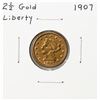 1907 $2 1/2 Liberty Head Quarter Eagle Gold Coin