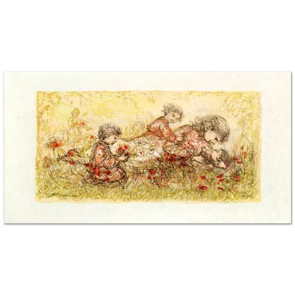 Hibel (1917-2014) "Natures Caress" Limited Edition Lithograph on Rice Paper