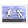 Image 1 : Victor Spahn "Fencing" Limited Edition Lithograph on Paper