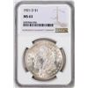 Image 1 : 1921-D $1 Morgan Silver Dollar Coin NGC MS63