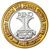 Image 2 : .999 Silver Reno Hilton Nevada $10 Casino Limited Edition Gaming Token