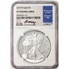 Image 1 : 2018-W $1 Proof American Silver Eagle Coin NGC PF70 Ultra Cameo Edmund Moy Signature