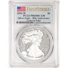 Image 1 : 2016-W $1 Lettered Edge Proof American Silver Eagle Coin PCGS PR69DCAM First Strike