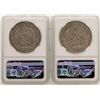 Image 2 : Lot of 1903MO & 1901ZS Mexico Pesos Silver Coins NGC Graded AU Details