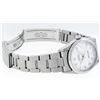 Image 7 : Rolex Men's Stainless Steel White Roman Datejust Wristwatch