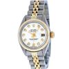 Image 3 : Rolex Ladies Two Tone White Diamond Quickset Datejust Wristwatch