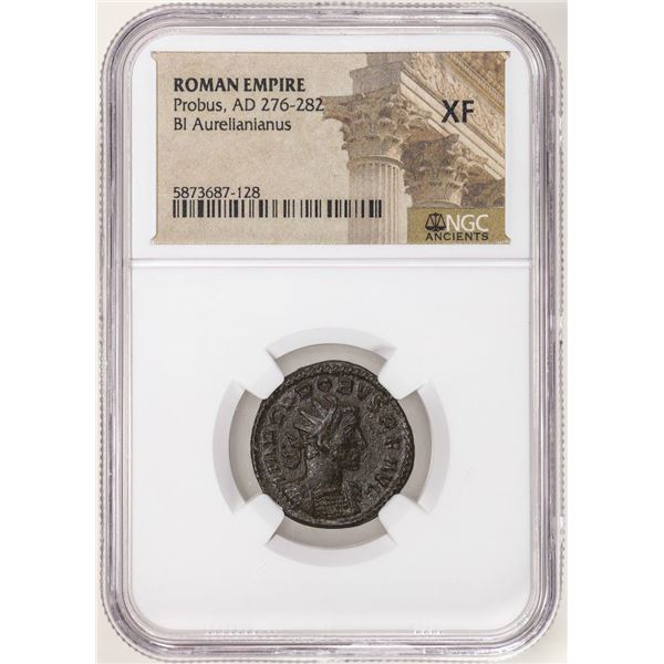 Roman Empire 276-282 AD Probus Bi Aurelianianus Ancient Coin NGC XF