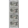 Image 1 : Uncut Sheet of (4) State of Louisiana Baby Bond Obsolete Notes