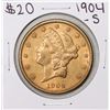 Image 1 : 1904-S $20 Liberty Head Double Eagle Gold Coin