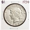 Image 1 : 1934 $1 Peace Silver Dollar Coin