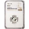 Image 1 : 1942 Mercury Dime Coin NGC MS67