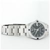 Image 4 : Rolex Ladies Midsize Stainless Steel Black Index Sapphire and Diamond Datejust Wristwatch