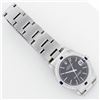 Image 8 : Rolex Ladies Midsize Stainless Steel Black Index Sapphire and Diamond Datejust Wristwatch