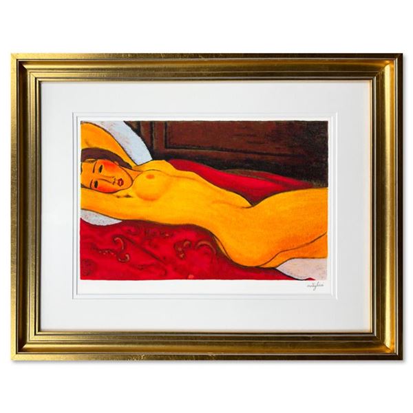 Amedeo Modigliani "Nudo Sdraiato Con Le Mani Dietro La Testa" Serigraph