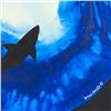 Image 2 : Wyland "Solitary Shark" Original Watercolor on Paper