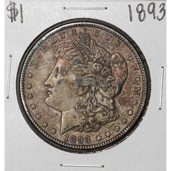 1893 $1 Morgan Silver Dollar Coin