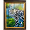 Image 1 : JC & BRANDY LEWIS: "Blended" - Original Oil on Canvas by Wildlife Artist James Corwin