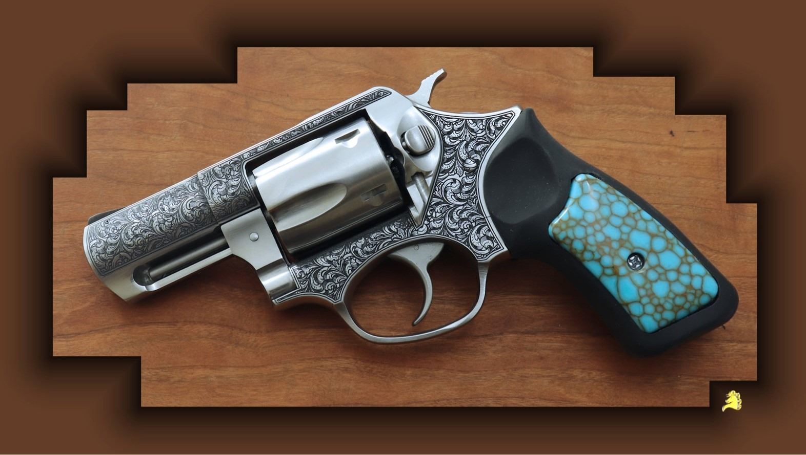 Revolver Grip Inlays RUGER / RUSSELL & MARY EDITH STACY: One-of-a-Kind Ruger Revolver in ...