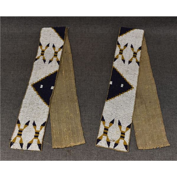 PLAINS INDIAN BEADED STRIPS