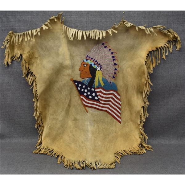 PLATEAU INDIAN BEADED HIDE