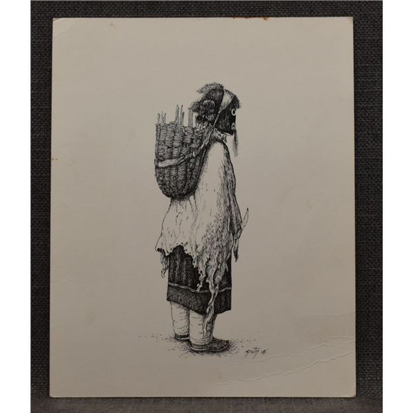 HOPI INDIAN PEN & INK (NEIL DAVID)
