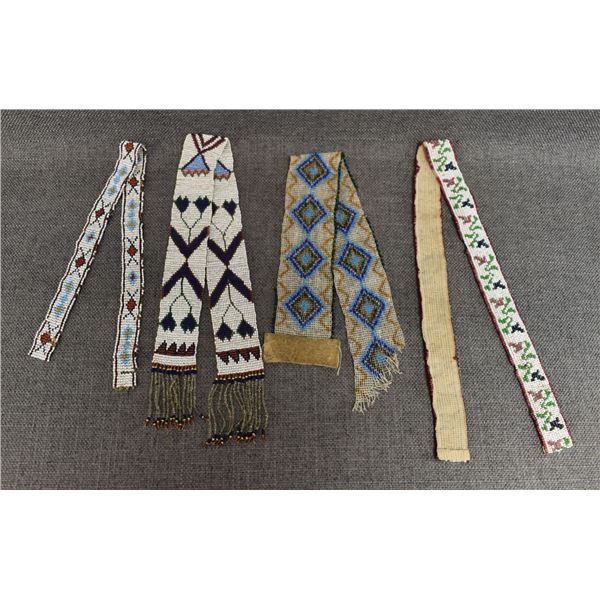 PLAINS INDIAN LOOM BEADED STRIPS