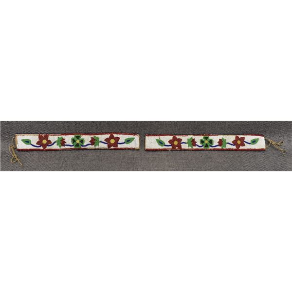 PLAINS INDIAN BEADED ARM BANDS
