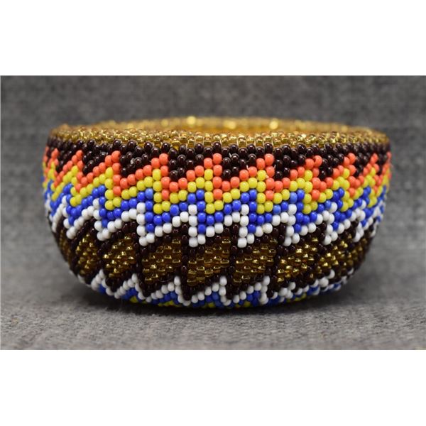 PAIUTE BEADED BASKET