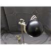 Image 2 : Chrome Adjustable Black Orb Lamp