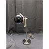 Image 3 : Chrome Adjustable Black Orb Lamp