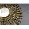 Image 5 : Vintage MCM 1969 Syroco Dart Plastic Wall Clock Sunburst *works*