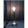 Image 2 : Vintage MCM Chrome & Teak Tri-Light Lamp