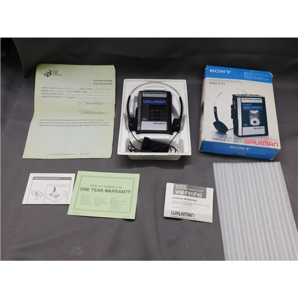Sony Walkman WM-F41 AM FM Stereo Cassette Player