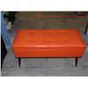 Image 1 : Orange Storage Ottoman Entryway Sitting Bench